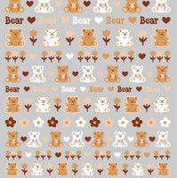 [NAIL DECAL] Brown Bear