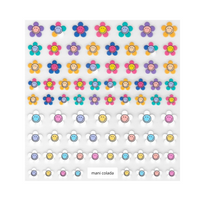 [NAIL DECAL] Flower Smiley Face